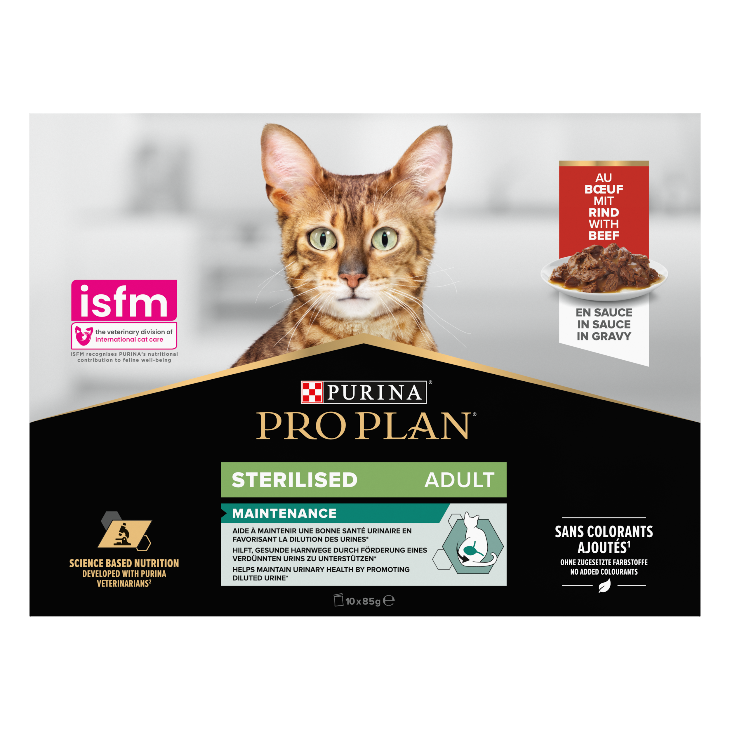 Purina Pro Plan - Paté gato Esterilizado ternera 85 g – PRO PLAN - Imagen 2