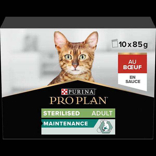 Purina Pro Plan - Paté gato Esterilizado ternera 85 g – PRO PLAN - Imagen 4