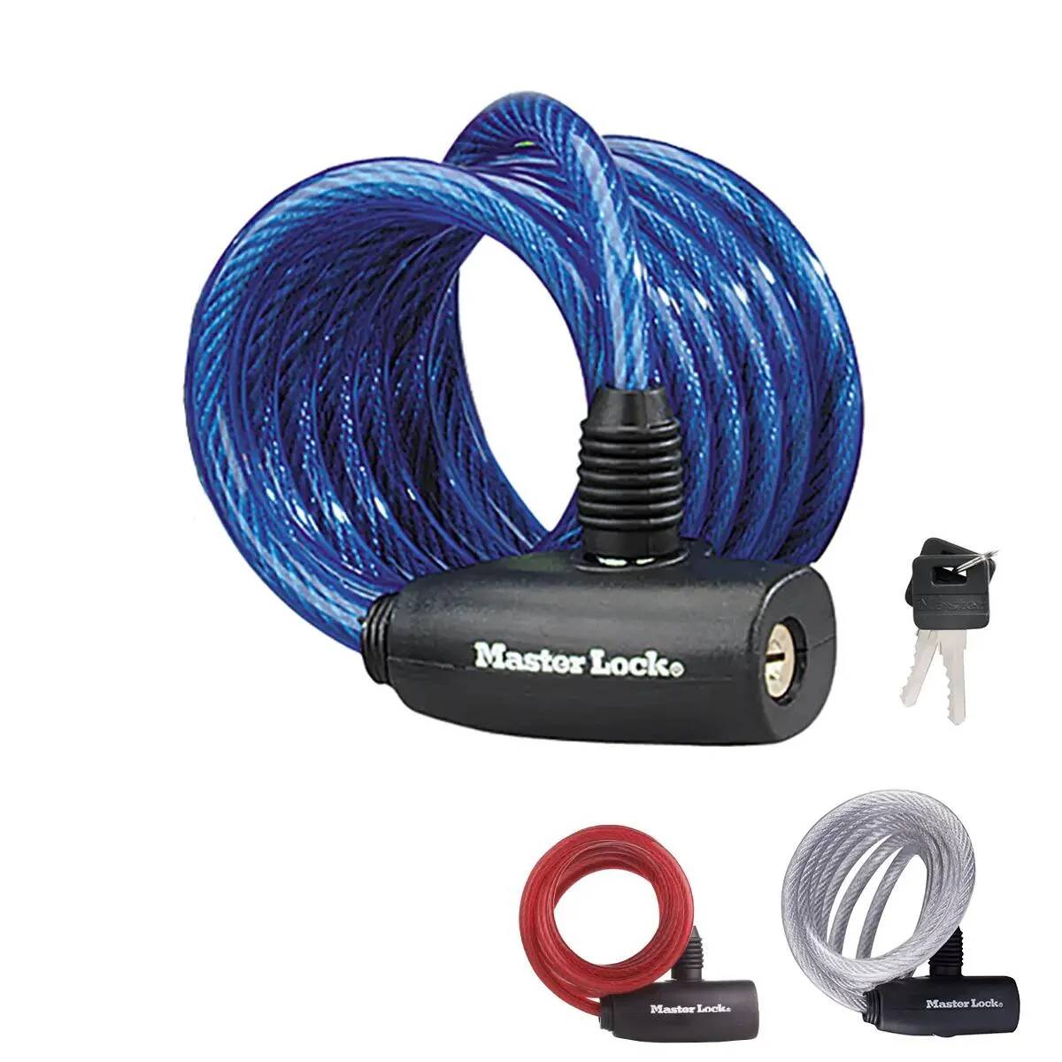 Câble antivol acier torsadé vinyle - MASTER LOCK - Image 5