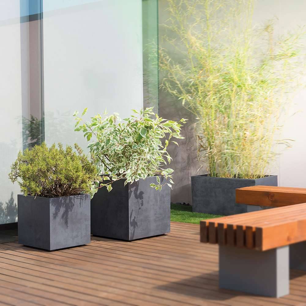 Deroma - Muret Jardinière Réserve d'Eau Plastique - DEROMA - Imagen 7