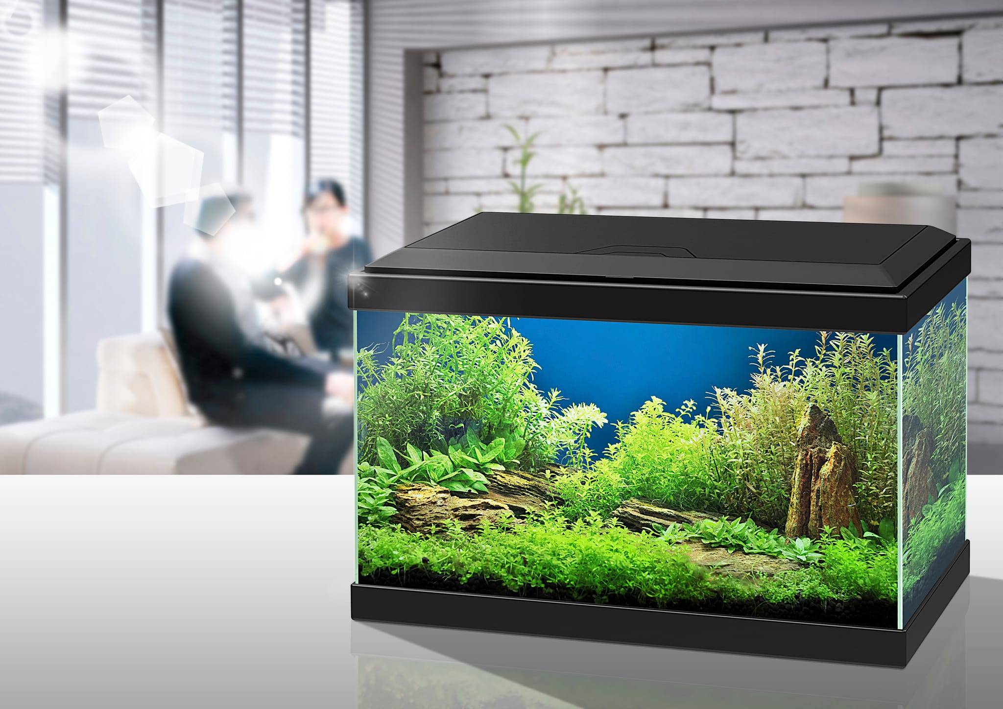 Acuario Aqua 20LED Negro 17 L – CIANO - Imagen 3
