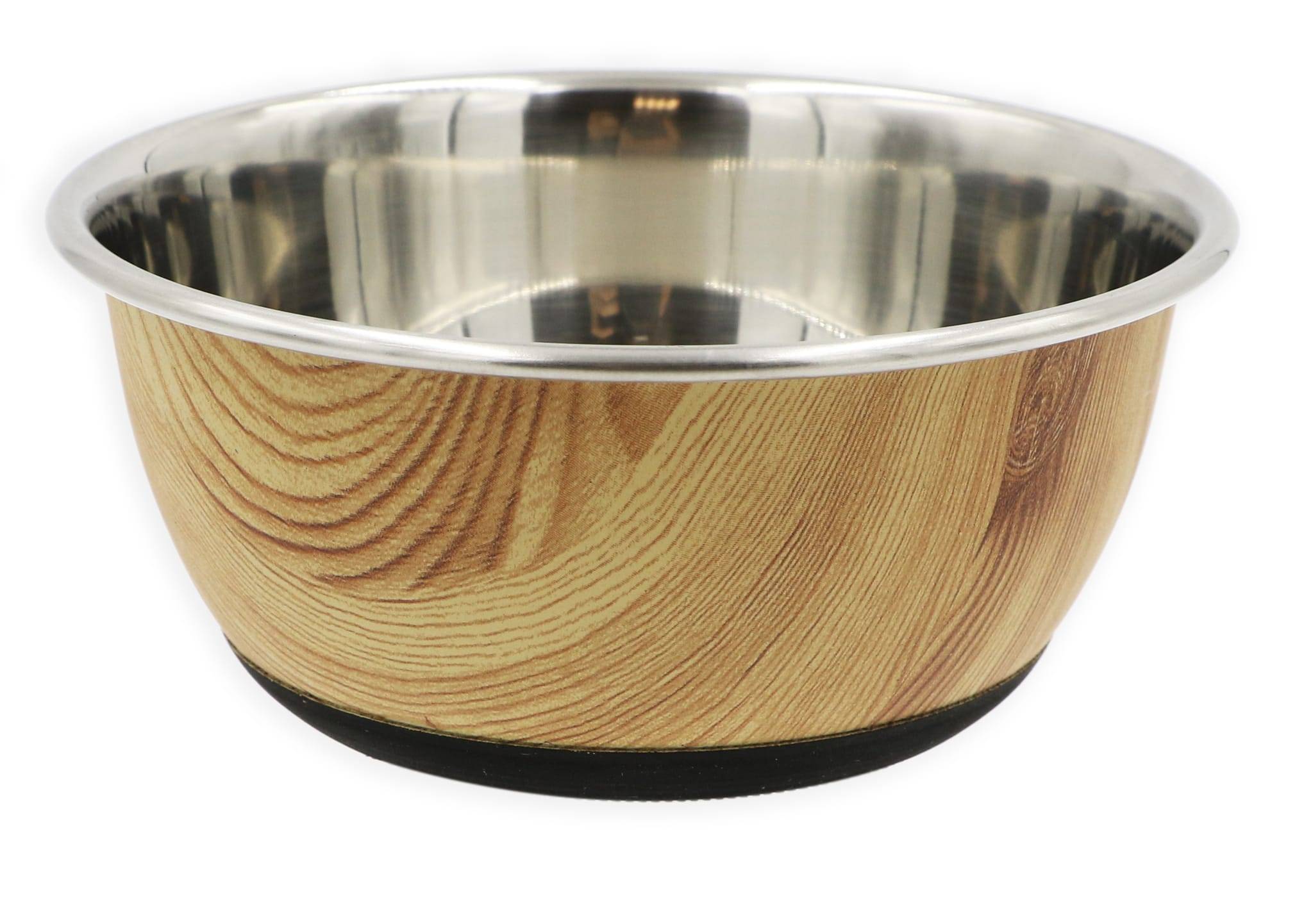 Tazón Imitación Madera Acero Inoxidable – TYROL