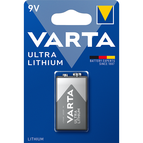PILE PROFESIONAL LITHIUM VARTA 9V X 1 - Imagen 2