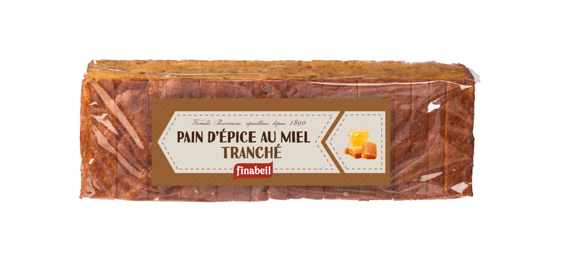 Finabeil - Pan de especias rebanado 500 g - Finabeil - Imagen 1