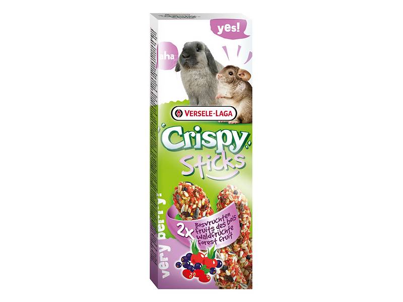 Versele Laga - Crispy Sticks Lapins-Chinchillas Fruits des Bois 2x55 gr - Imagen 3
