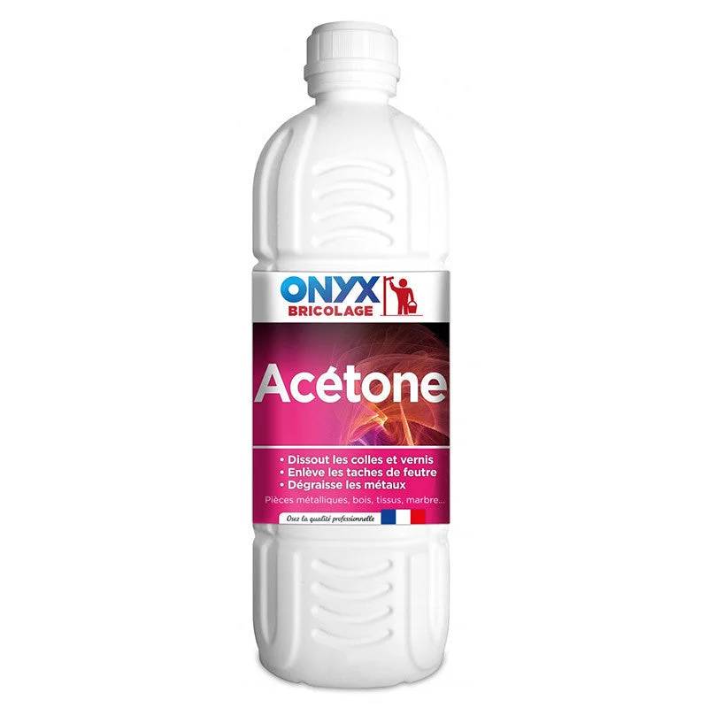 Acétone dissolvant bouteilles 1L - ONYX
