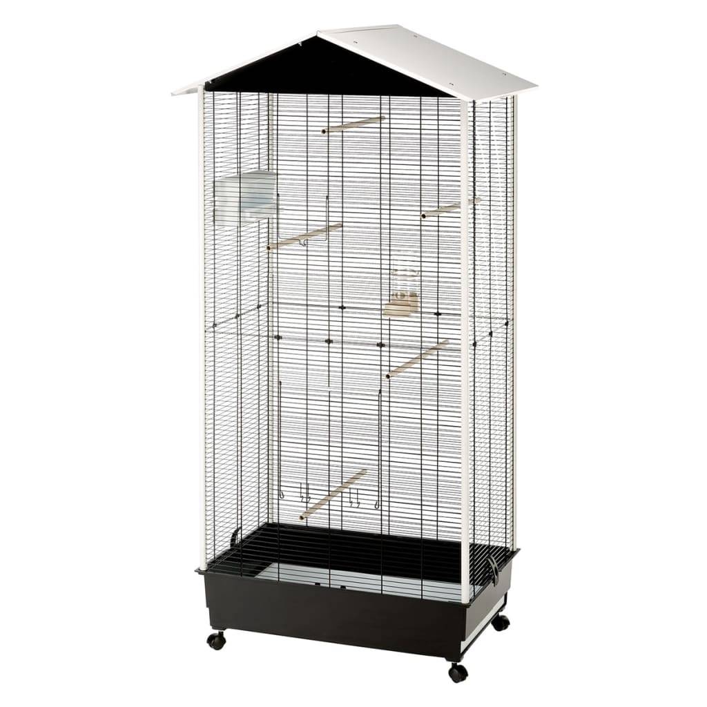 Cage à oiseaux et volière avec toit Nota plastique 76,5 x 57 x 161,5 cm FERPLAST - Image 2