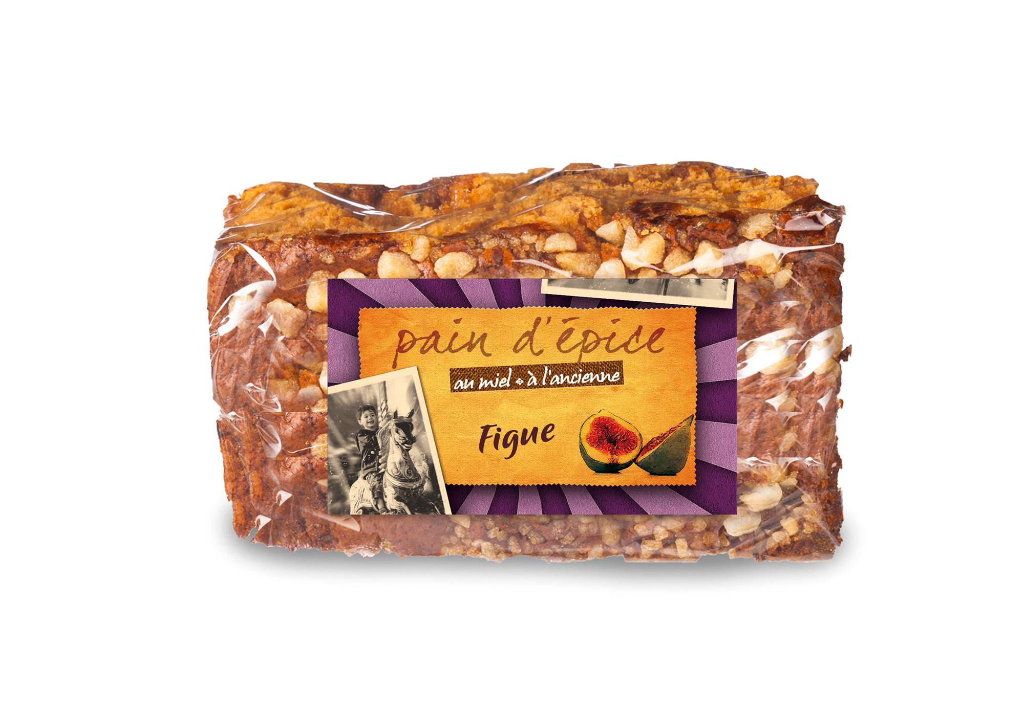 Finabeil - Pain d'épices à l'ancienne aux figues 500 g - Finabeil