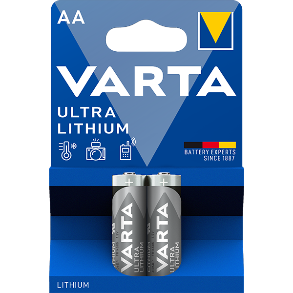 PILE PROFESIONAL LITHIUM VARTA AA X 2