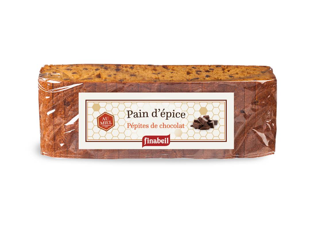 Finabeil - Pan de especias rebanado con chispas de chocolate 300 g - Finabeil - Imagen 2