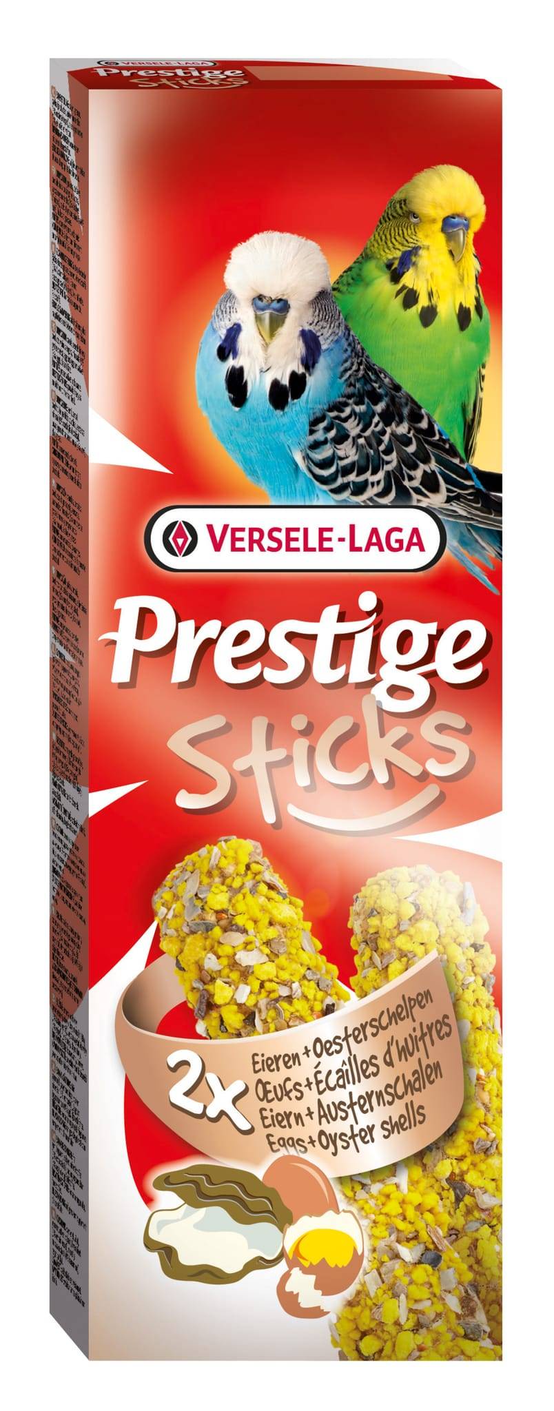 Prestige Sticks Perruches Oeufs & Ecailles d'huîtres 2x30 g - Imagen 1