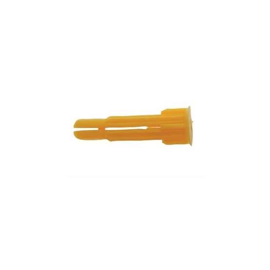 Cheville Nylon PC Jaune 6x27 mm Pour Vis Bois 100 Pièces - FISCHER - Image 1