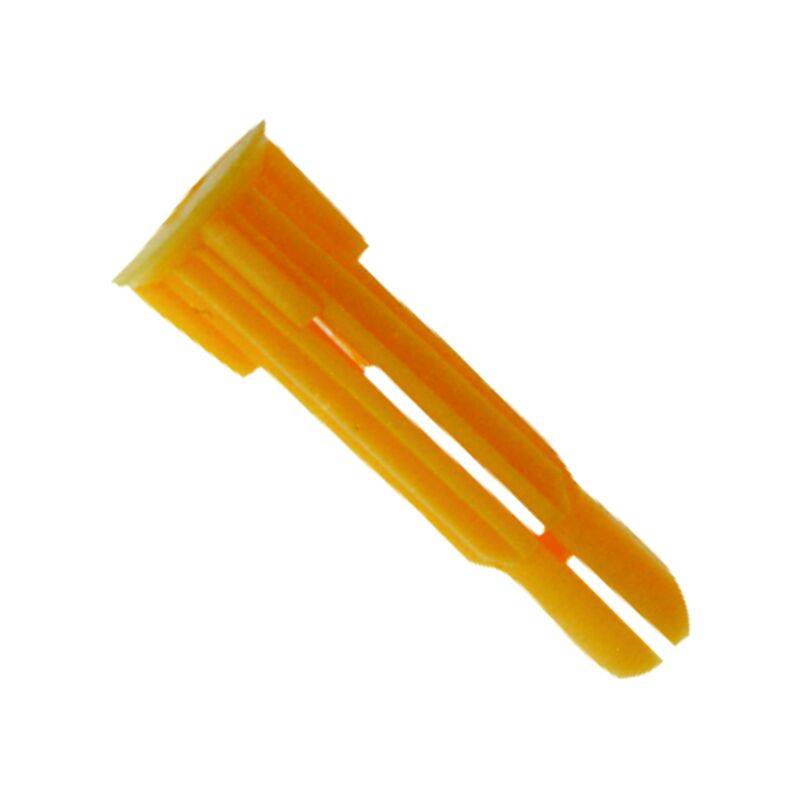 Cheville Nylon PC Jaune 6x27 mm Pour Vis Bois 100 Pièces - FISCHER - Image 2