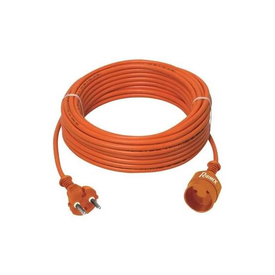 Prolongateur électrique jardin câble HO5VV-F 2G1.5 orange L.20 m - Ribimex - Image 1