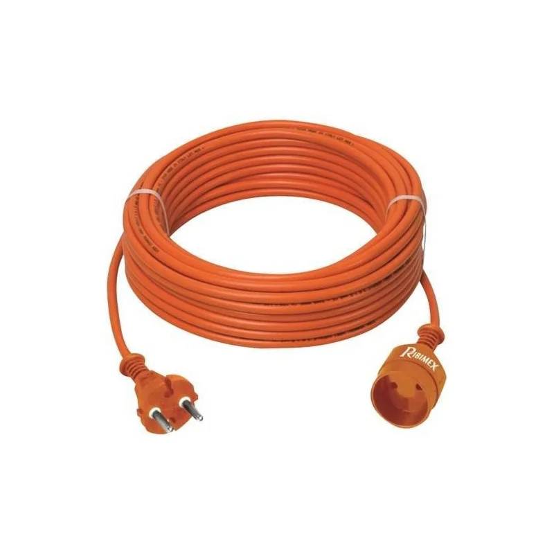 Prolongateur électrique jardin câble HO5VV-F 2G1.5 orange L.20 m - Ribimex - Imagen 1