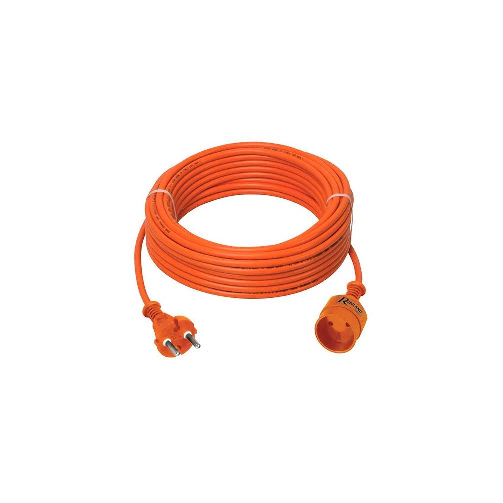 Prolongateur électrique jardin câble HO5VV-F 2G1.5 orange L.20 m - Ribimex - Imagen 2