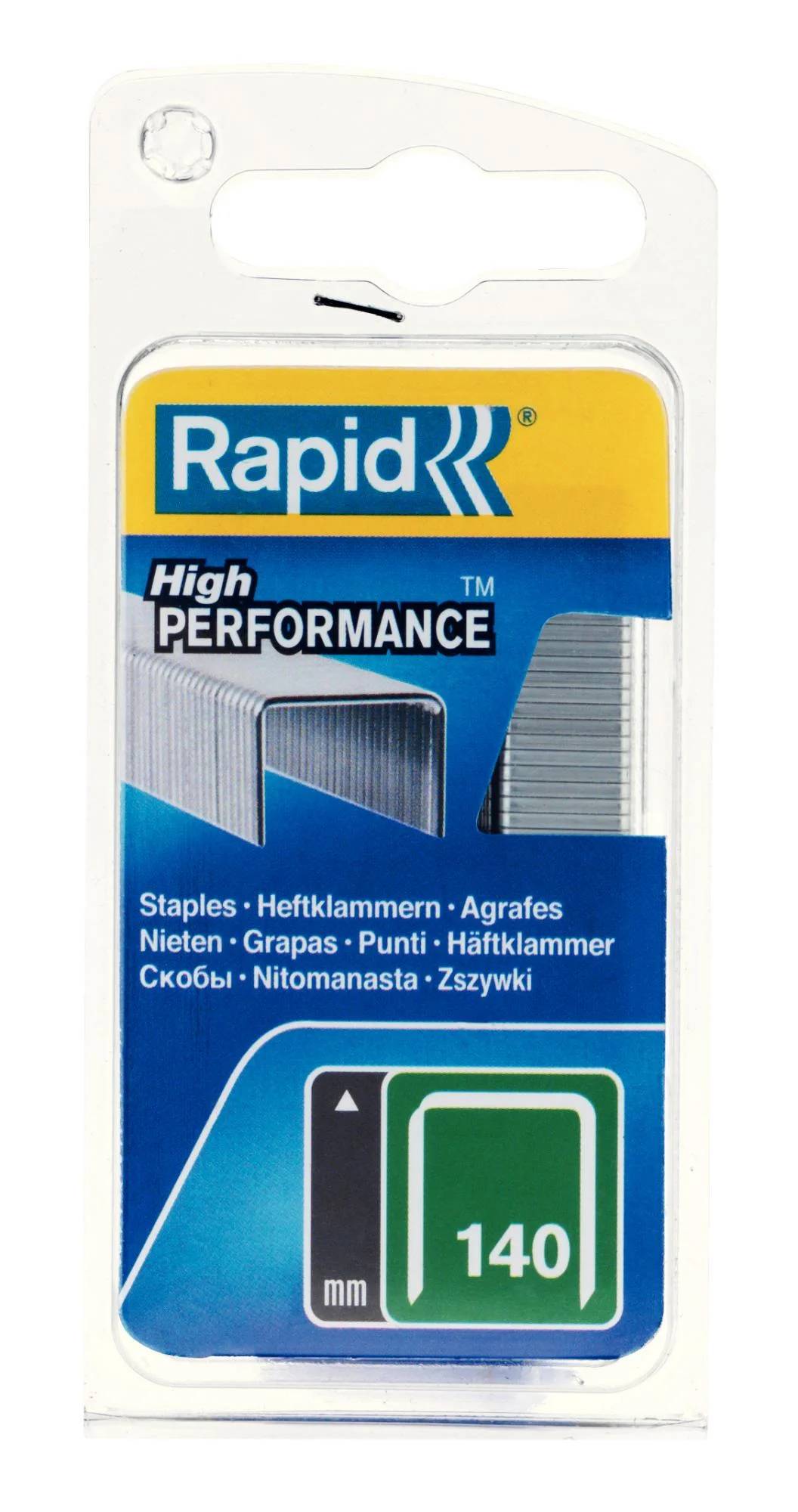 Agrafes Fil Plat N°140/10 mm Galvanisées Blister 650 - RAPID - Image 2