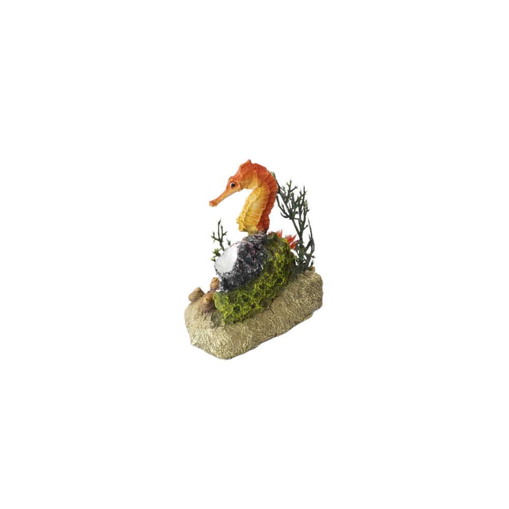 Décoration d'aquarium Hippocampe avec plantes L10,5xl6xH9 cm – EUROPET - Image 2