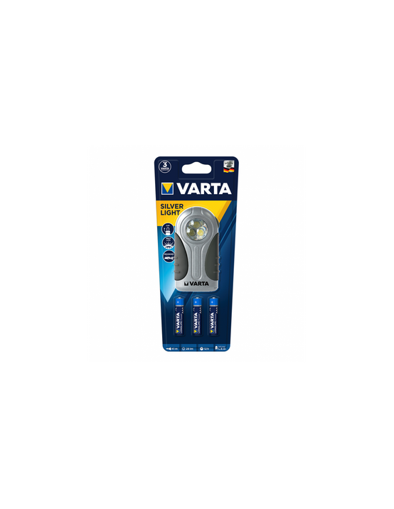 Lampe torche LED Silver Light 3 AAA incluses VARTA - Image 4