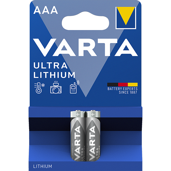 PILE PROFESSIONAL LITHIUM VARTA AAA X 2