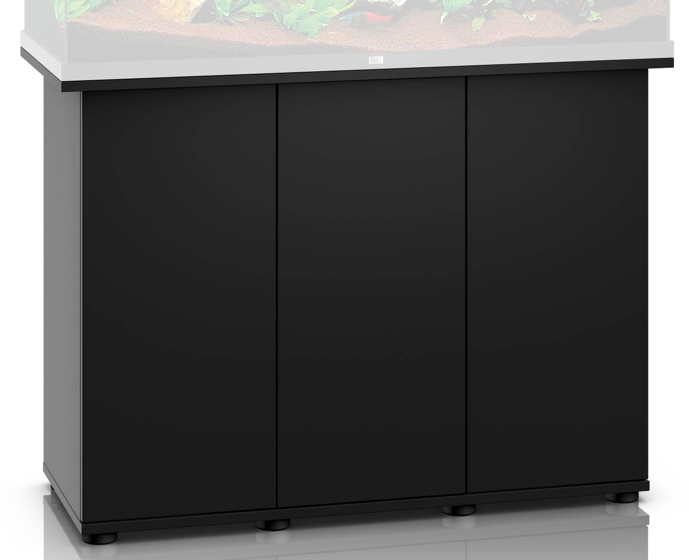 Meuble d'aquarium Bois Mélaminé Noir - JUWEL