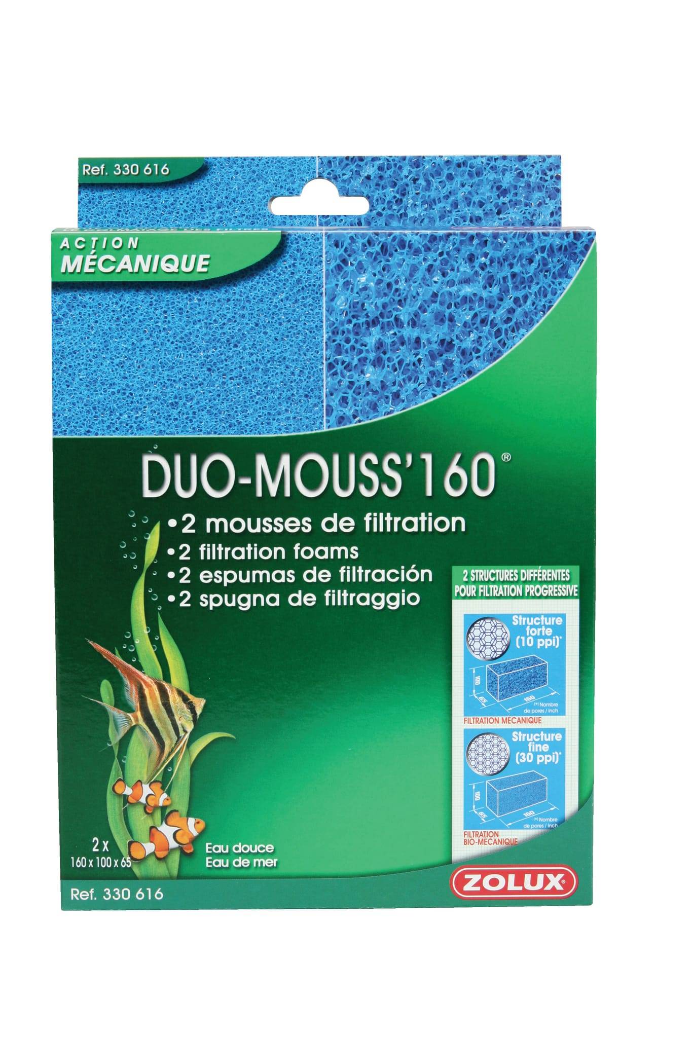 Zolux - Duo mousse 160 - ZOLUX