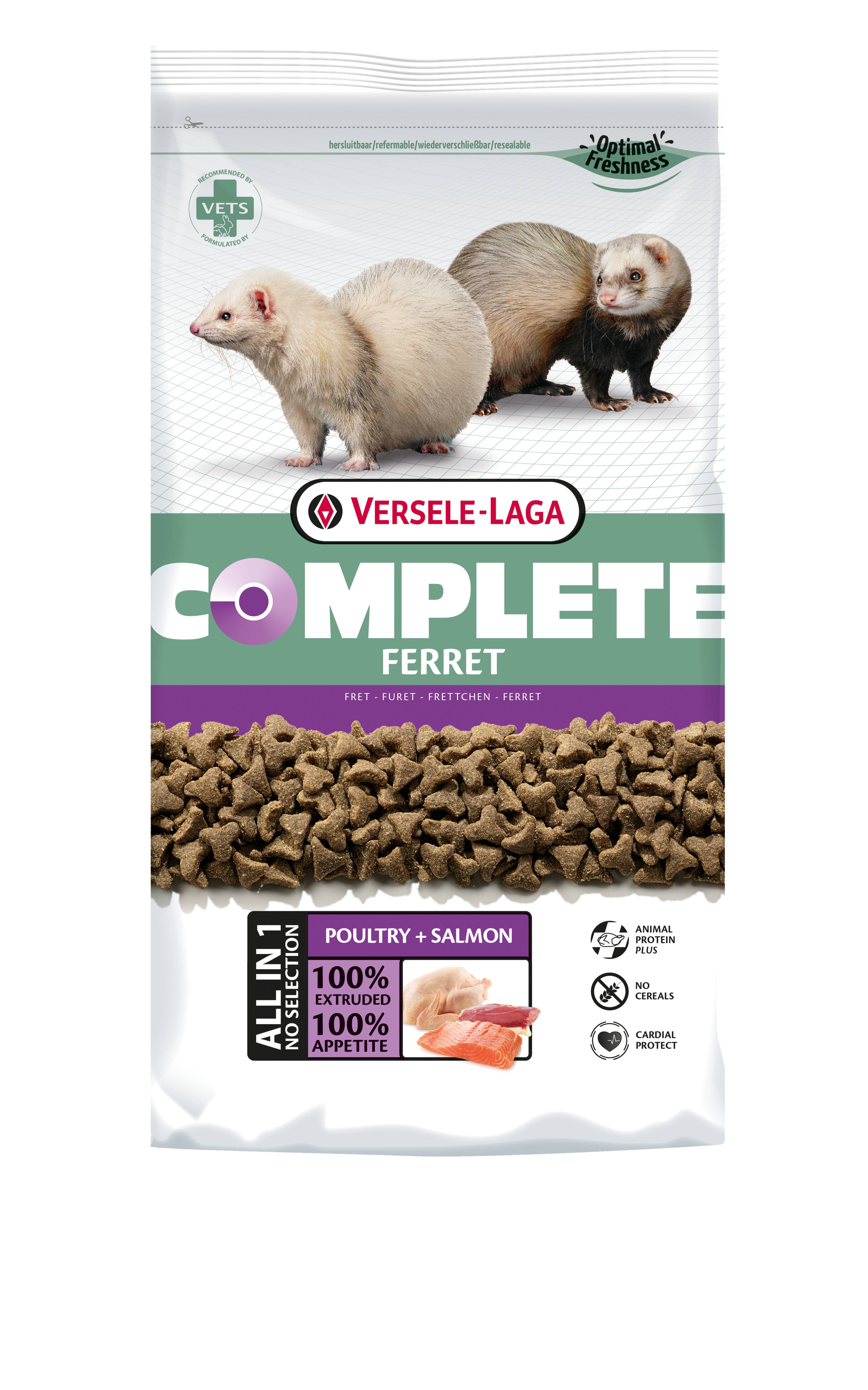Aliment Complete poulet saumon pour furets 2,5 kg Versele Laga - Image 1