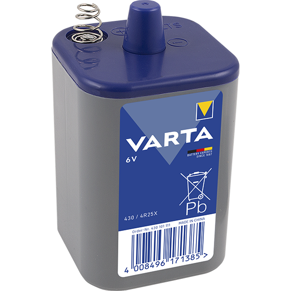 Pile de lanterne Professional chlorure de zinc 4R25X 6V - VARTA