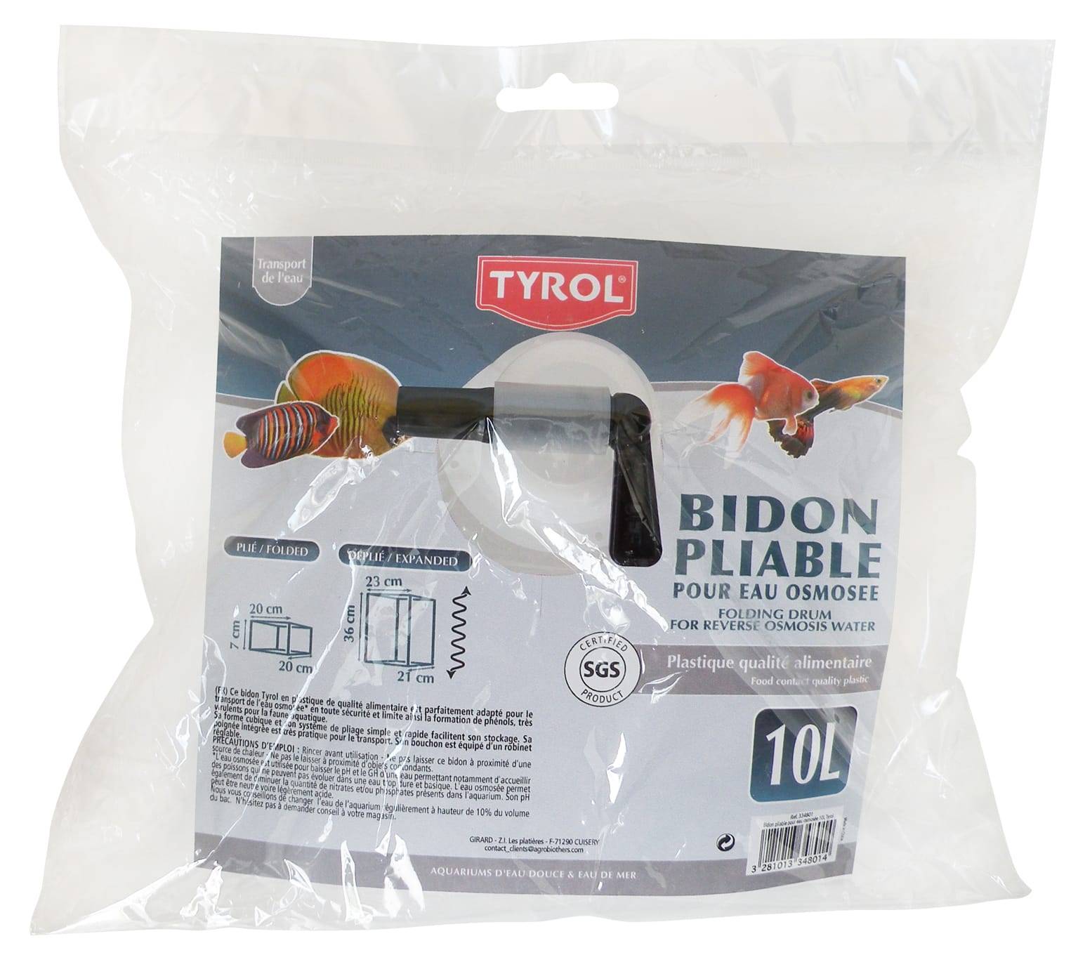 Bidon pour eau osmosee TYROL - Image 1