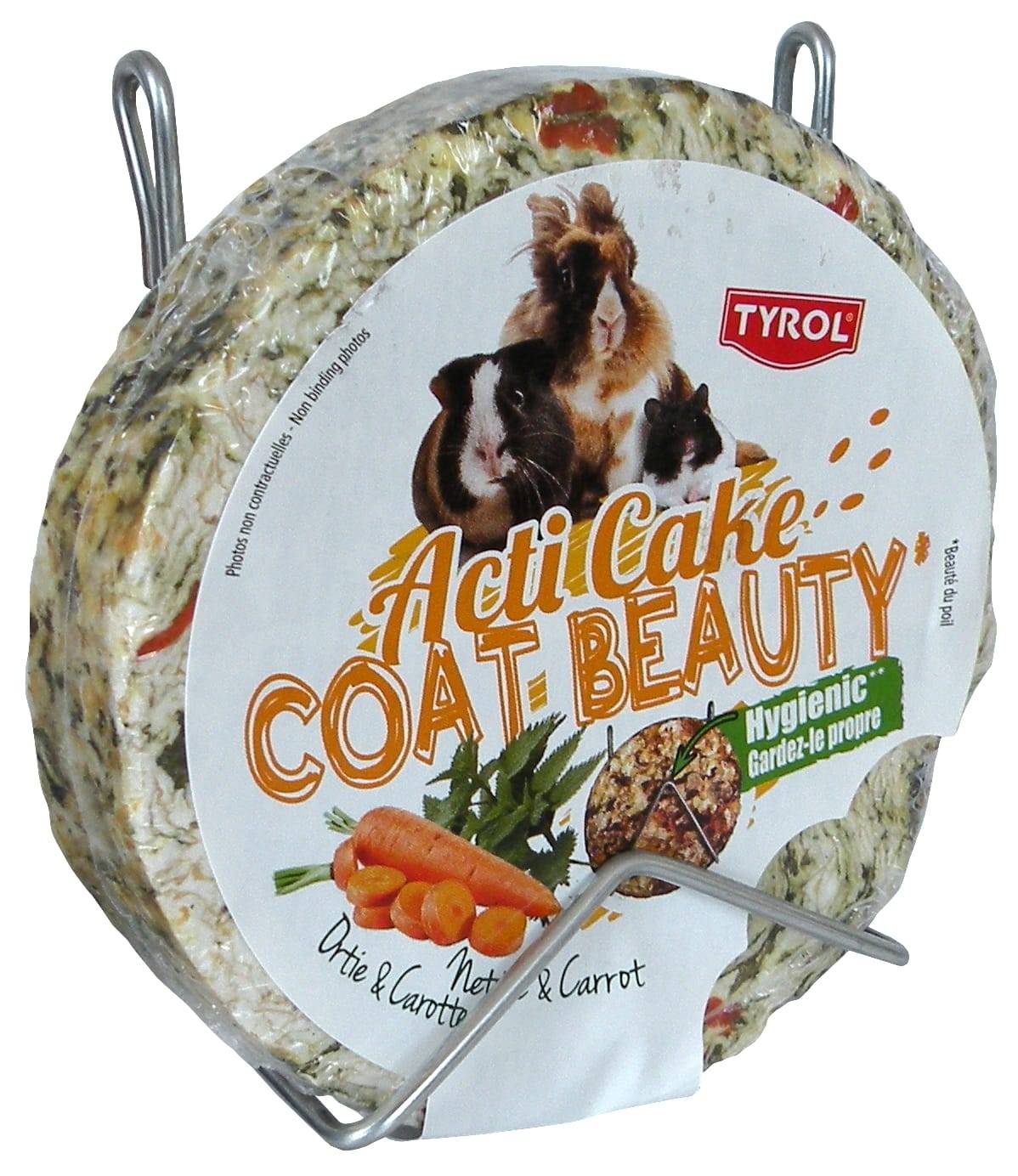 Palet compressé Acti'Cake Beauty rongeur lapin 100 g - TYROL