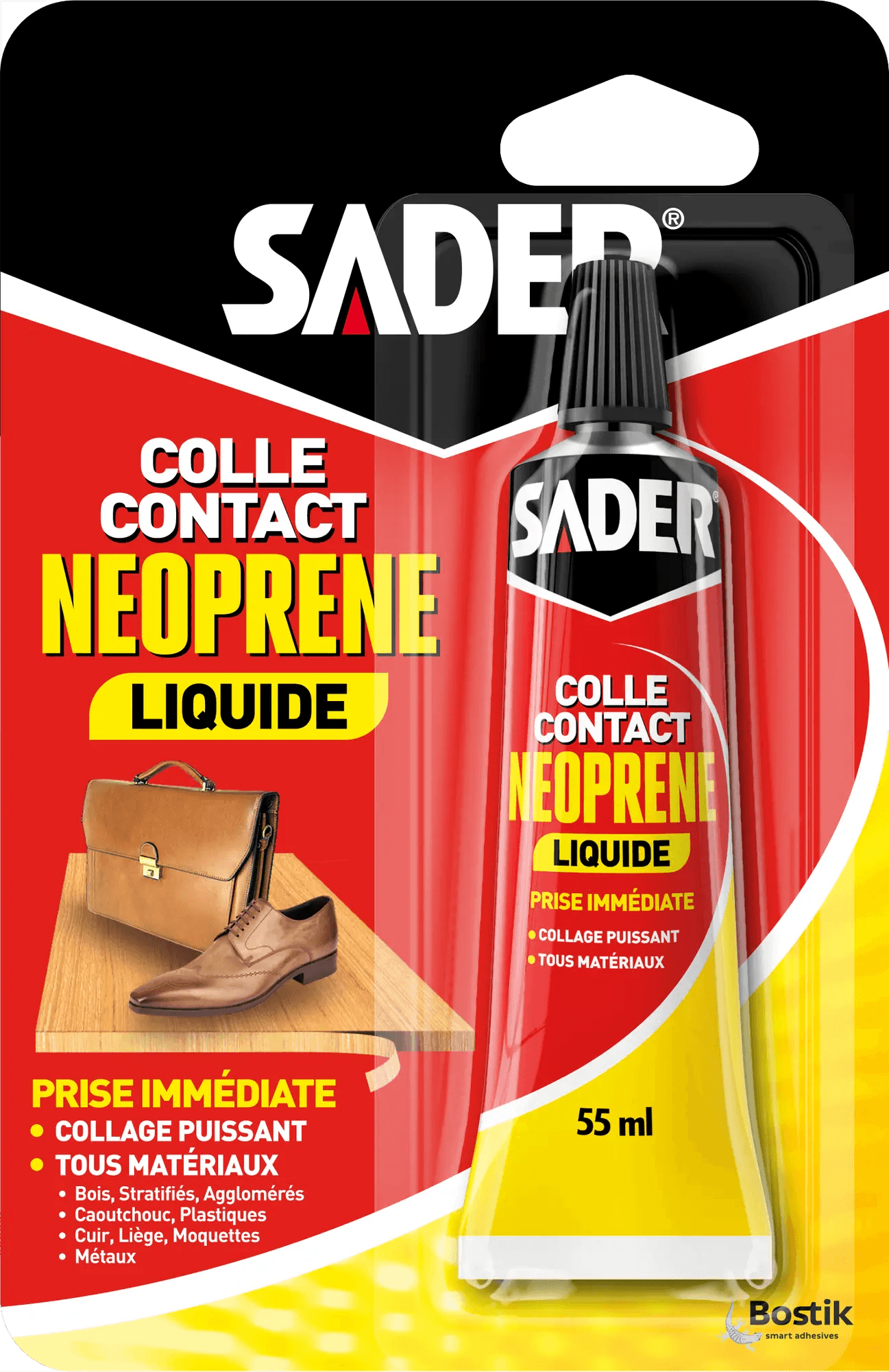 Colle néoprène liquide 55ml SADER - Image 1