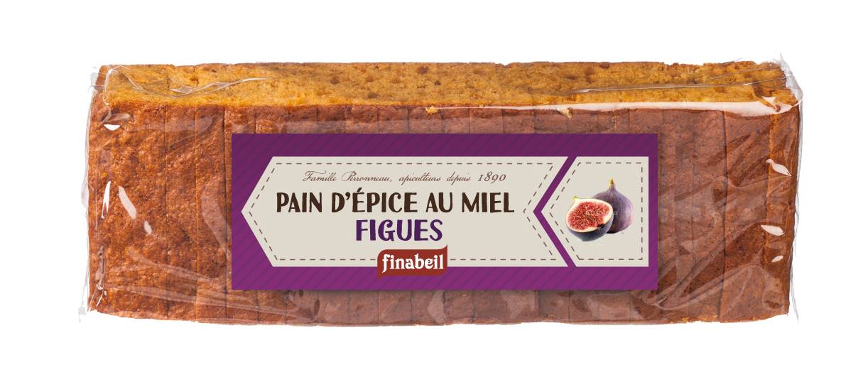 Finabeil - Pan de especias rebanado higos 300 g - Finabeil - Imagen 1