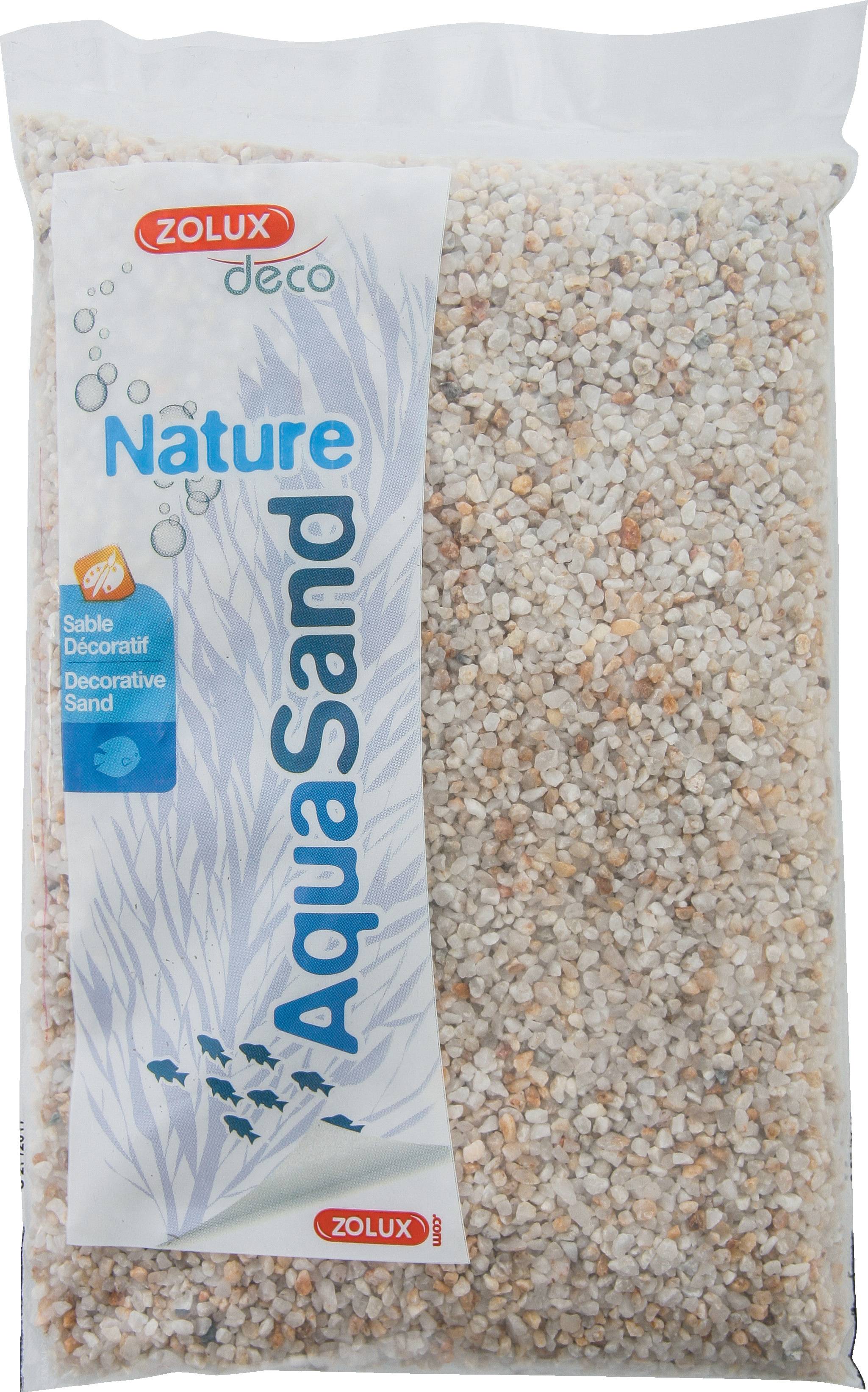Zolux - Sol décoratif naturel quartz blanc – ZOLUX