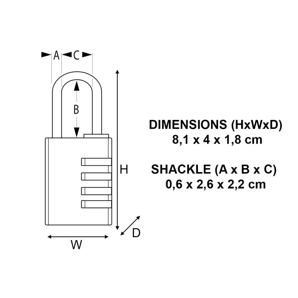 Cadenas à combinaison – MASTER LOCK - Image 6