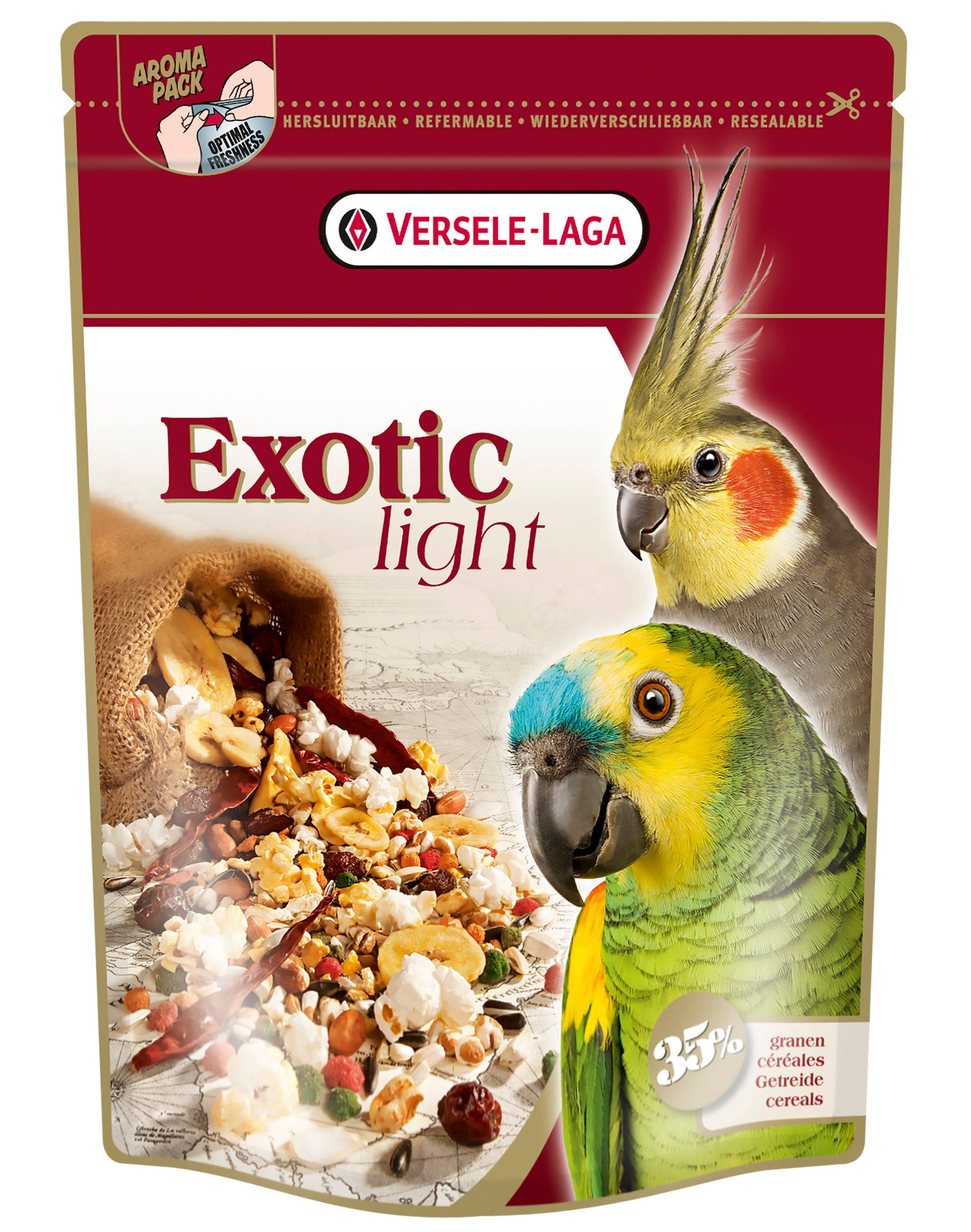 Semillas + cereales inflados para loros y cotorras grandes 750 g - VERSELE LAGA