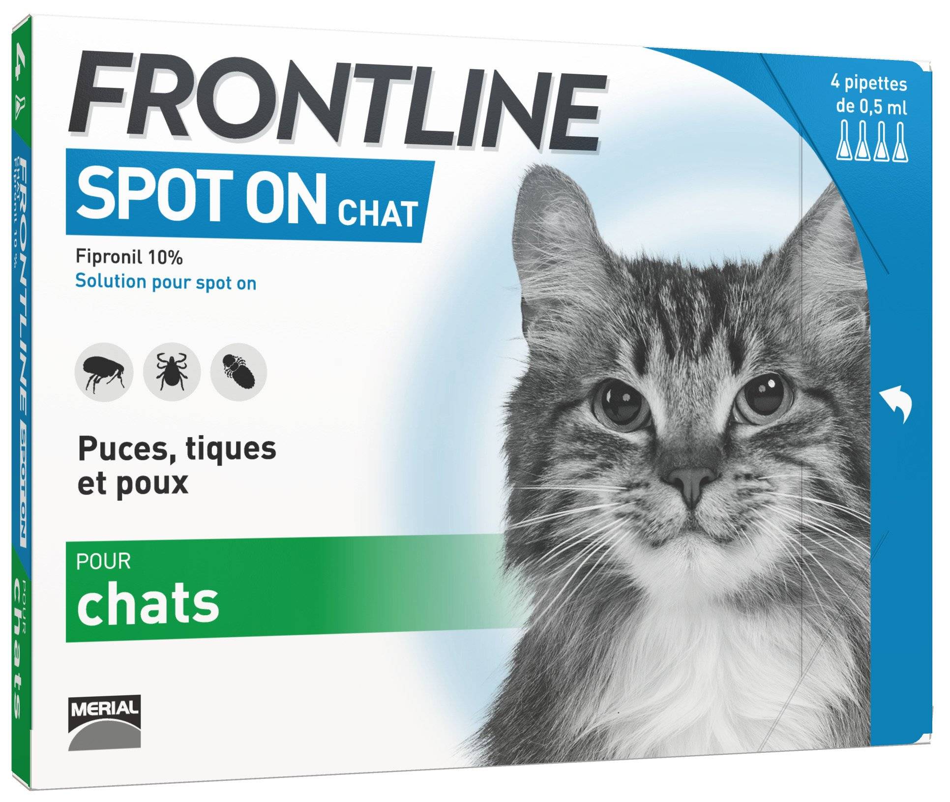 Pipettes Antiparasitaires Chat - FRONTLINE
