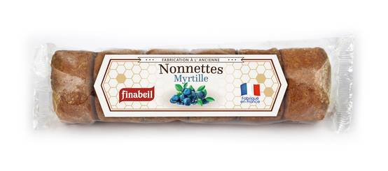 Finabeil - Nonnettes fourrées myrtille 200 g - Finabeil