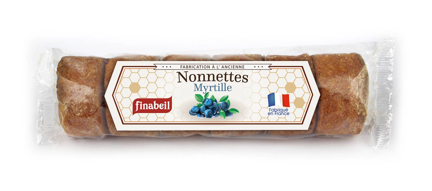 Finabeil - Nonnettes rellenas de arándano 200 g - Finabeil