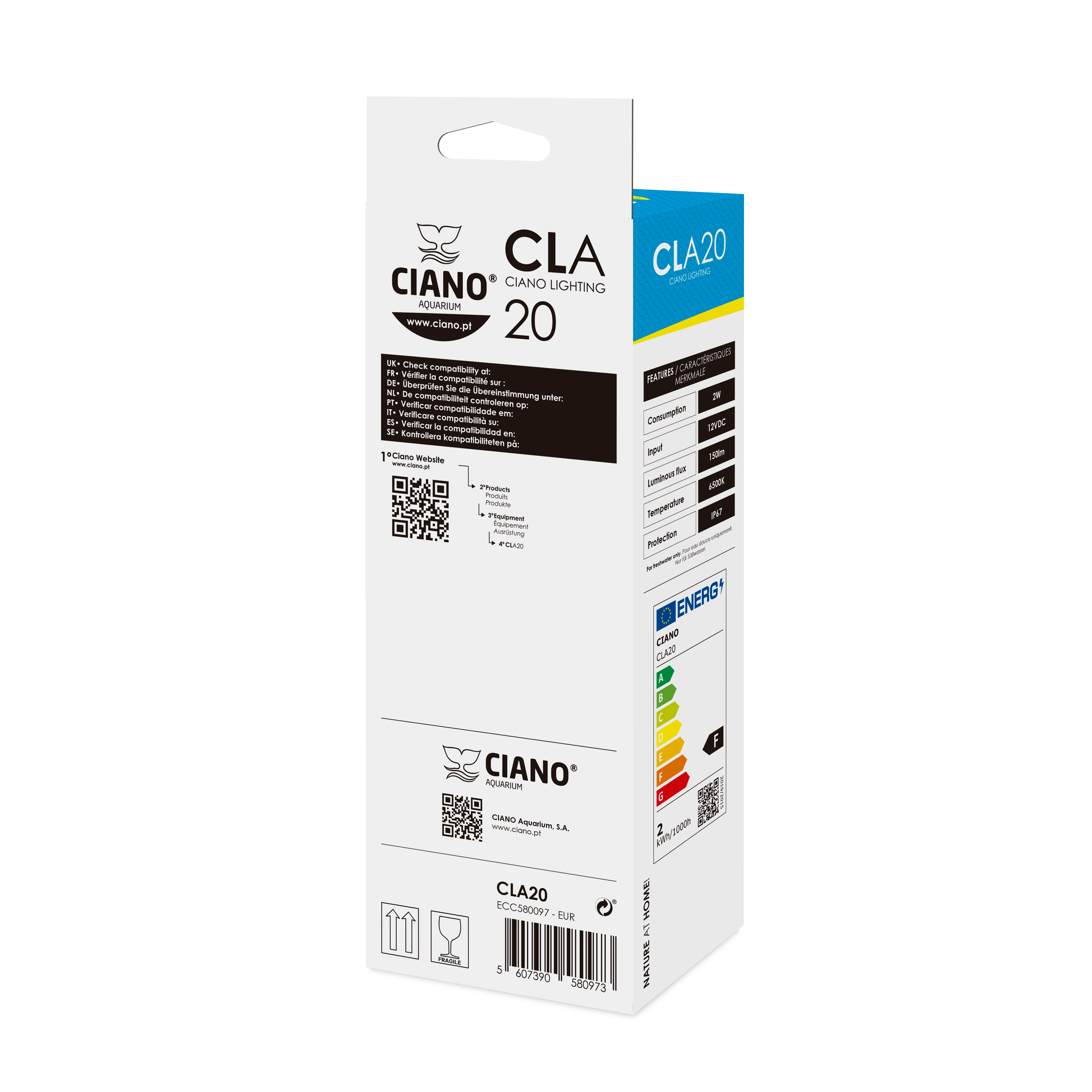 Ciano - Rampe LED CLA20 - CIANO - Image 1