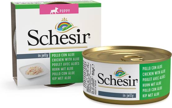 Pâtée Pour Chiot En Gelée Poulet Aloès – SCHESIR