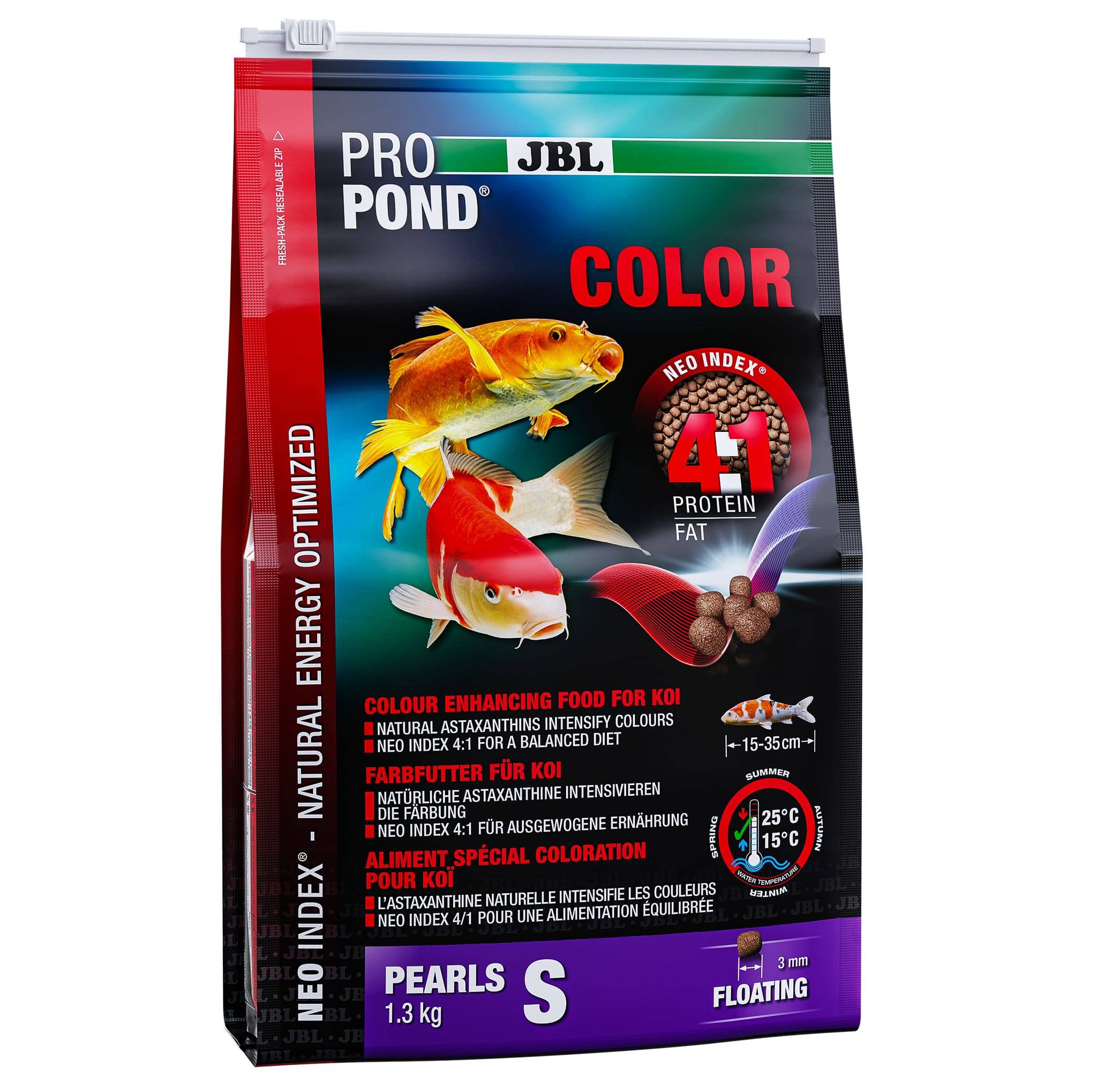 JBL - Aliment spécial couleur pour koïs de petite taille