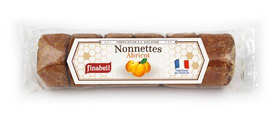 Finabeil - Nonnettes fourrées abricot 200 g - Finabeil