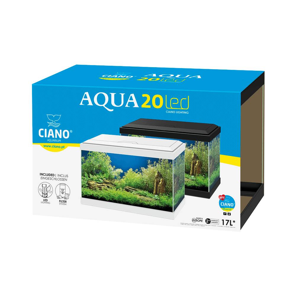 Acuario Aqua 20 Light Blanco L.40 x l.20 x H.26 cm - CIANO - Imagen 5
