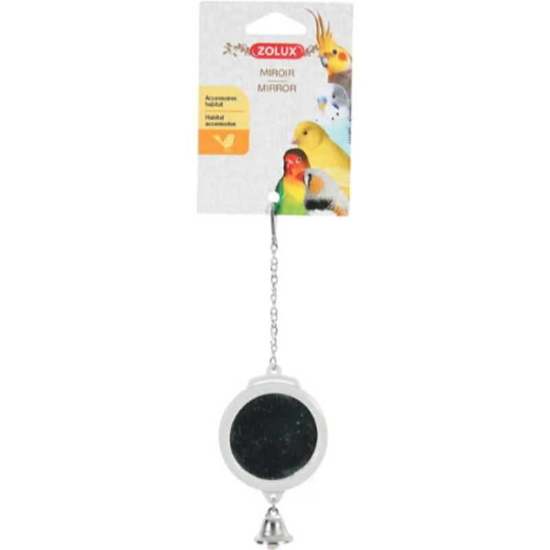 Zolux - Espejo Redondo Juguete para Colgar con Campana – ZOLUX