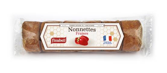 Finabeil - Nonnettes fourrées fraise 200 g - Finabeil