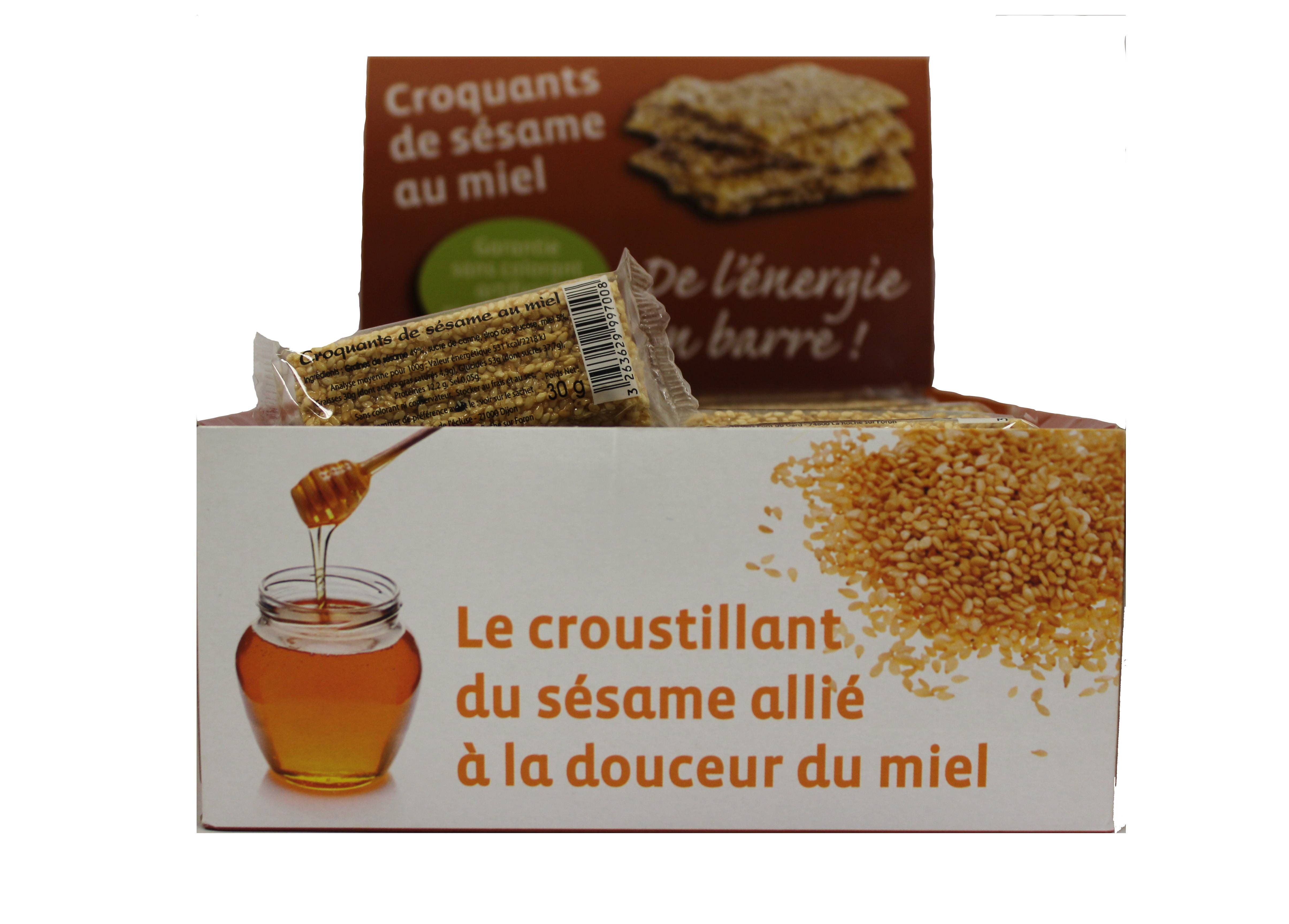 Finabeil - Croquants de sésame au miel 30 g - Image 1
