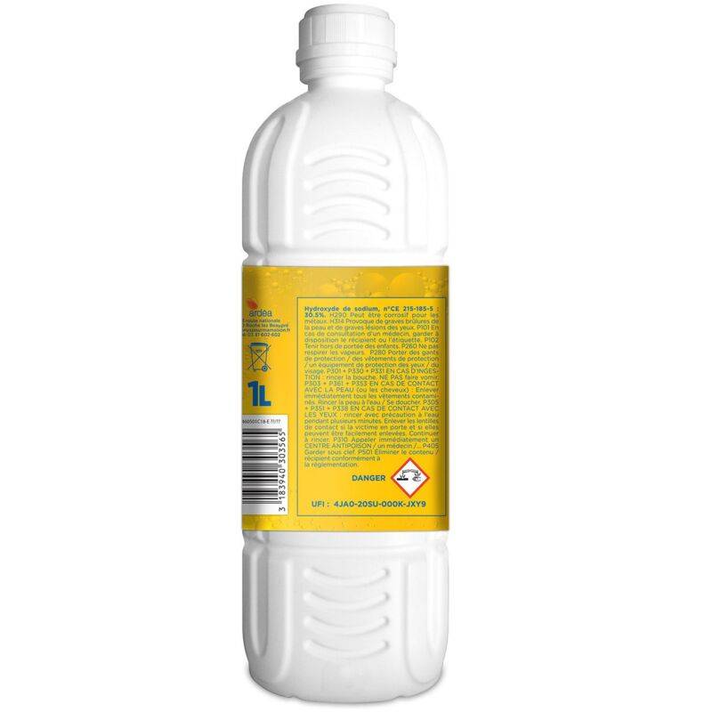 Lessive de soude bouteille 1 litre - ONYX - Image 2