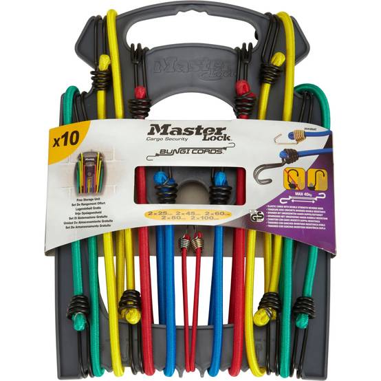 Lot de 10 sandows crochet métal MASTERLOCK - Image 1