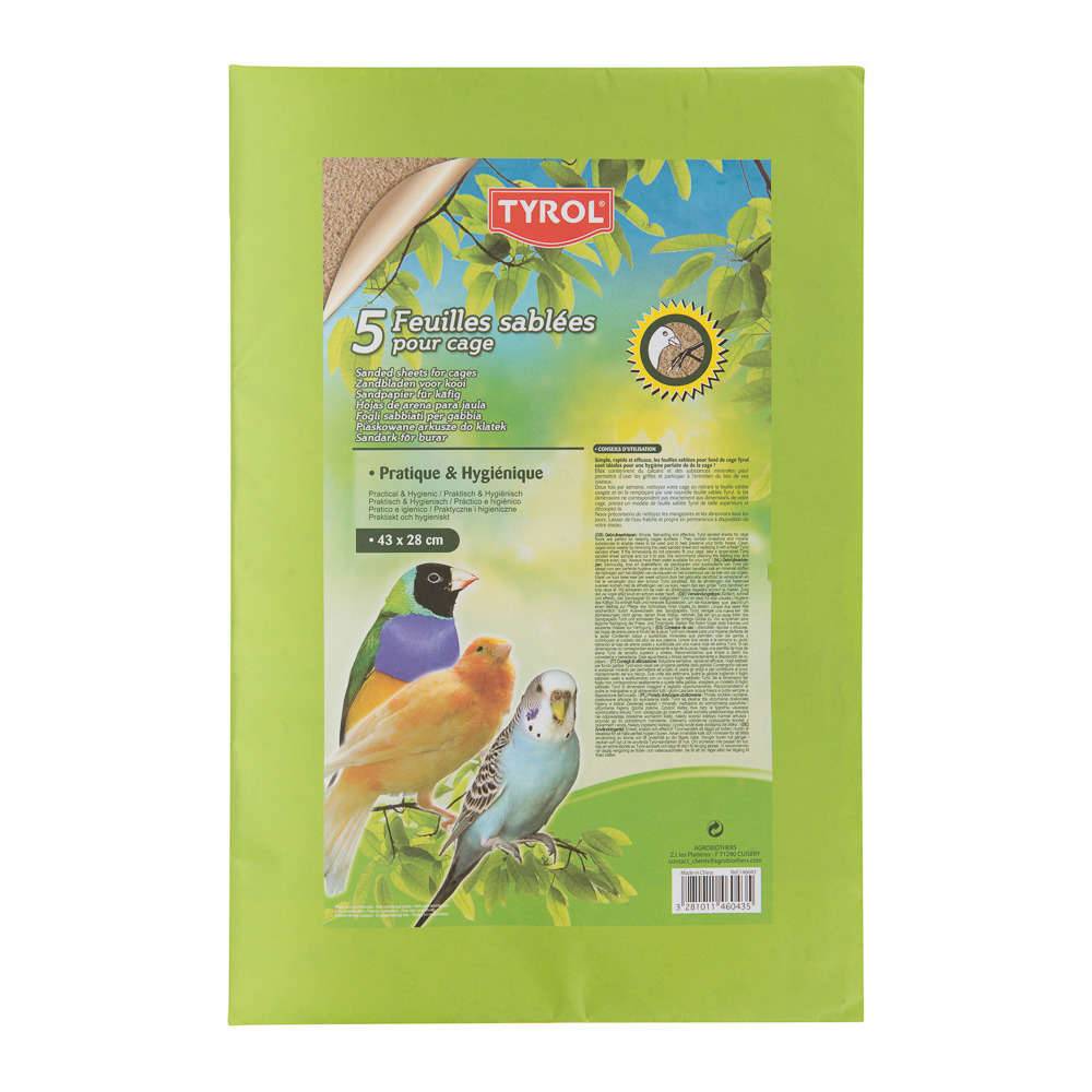 Feuilles sablées pour fond de cage - TYROL - Imagen 2