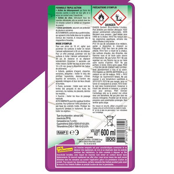 Aérosol spécial rampants 600 ml - ACTO - Image 6